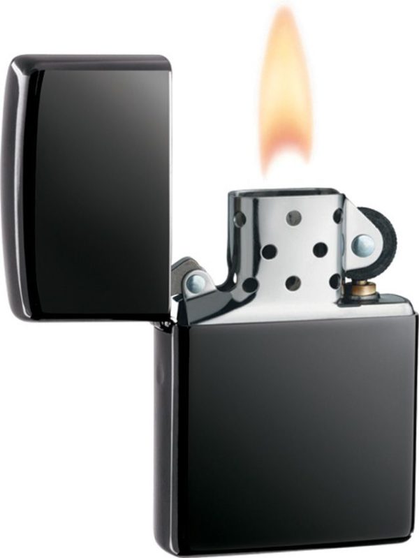 ZO10253 Zippo Black Ice Lighter - Premium Zippo Finish