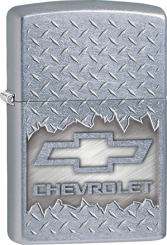 Zippo Chevrolet Bowtie Street Chrome Lighter