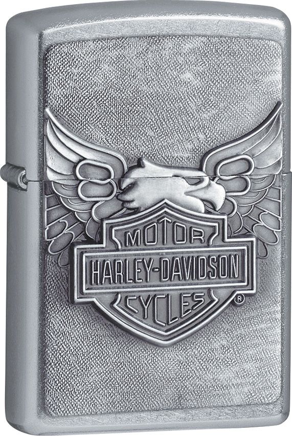 ZO10929 Zippo Harley Iron Eagle Street Chrome
