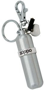 Zippo Fuel Canister Keyring with Flint Tools