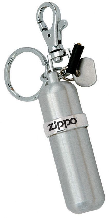 Zippo Fuel Canister Keyring with Flint Tools
