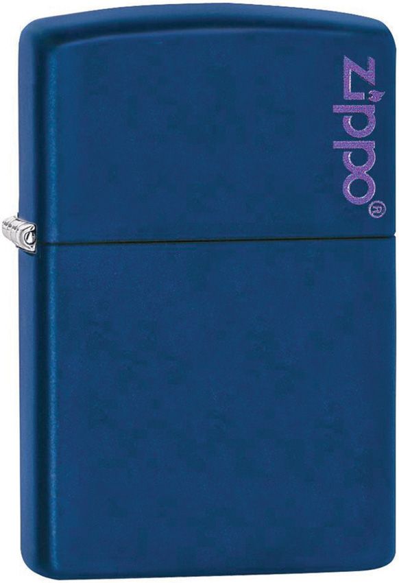 Zippo Logo Navy Matte Lighter