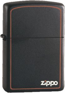 ZO11950 Zippo Classic Black and Red Lighter