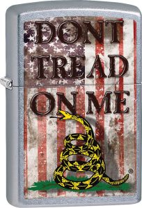 Zippo Dont Tread On Me Lighter - Street Chrome