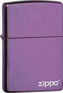 ZO12747 Zippo Classic Logo Lighter - Purple