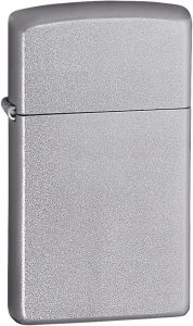 Zippo Slim Satin Chrome Lighter