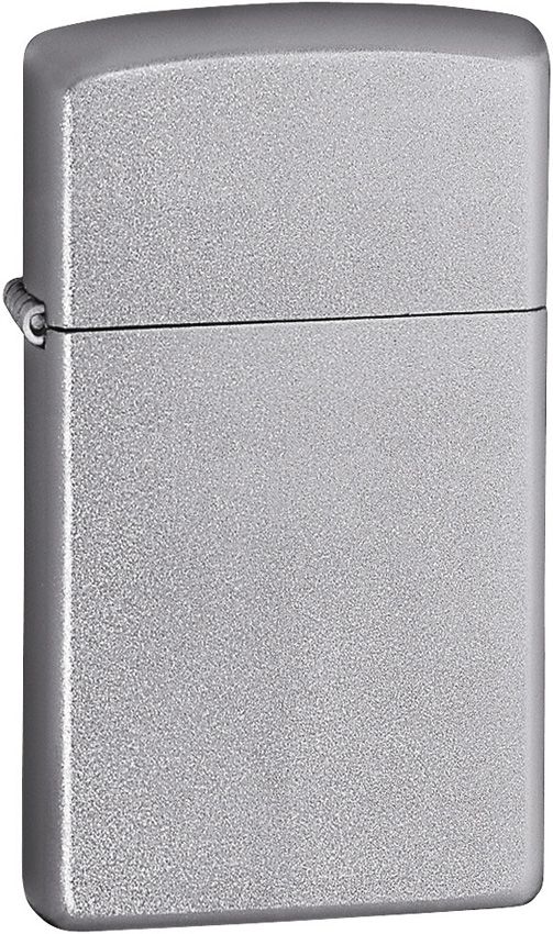 Zippo Slim Satin Chrome Lighter