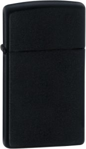 Zippo Slim Black Matte Lighter