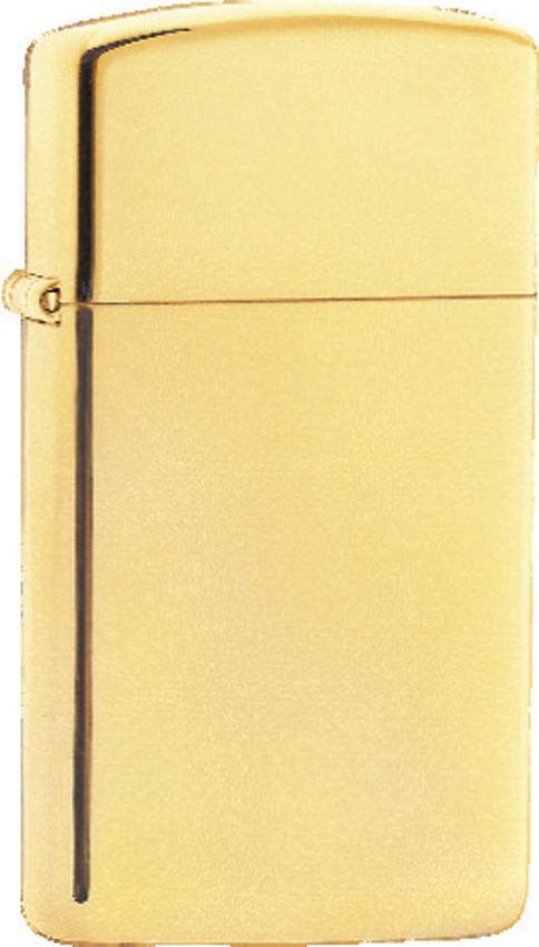 Zippo Slim Polish Brass Lighter