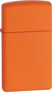 Zippo Slim Lighter Orange Matte