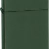 Zippo Slim Lighter Matte Green
