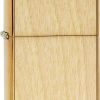 Zippo Woodchuck Lighter Birch Brushed Brass