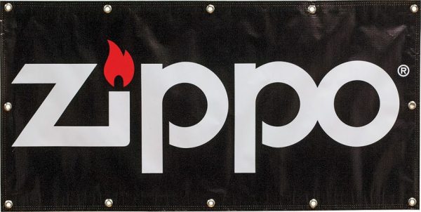 ZO142358 Zippo Vinyl Banner 4 Feet x 2 Feet with Grommets