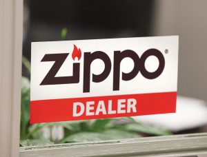 Zippo Window Cling Removable Reusable Decal