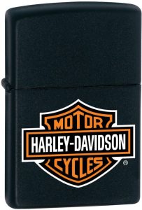 ZO14252 Zippo Harley H-D Logo Lighter Black Matte
