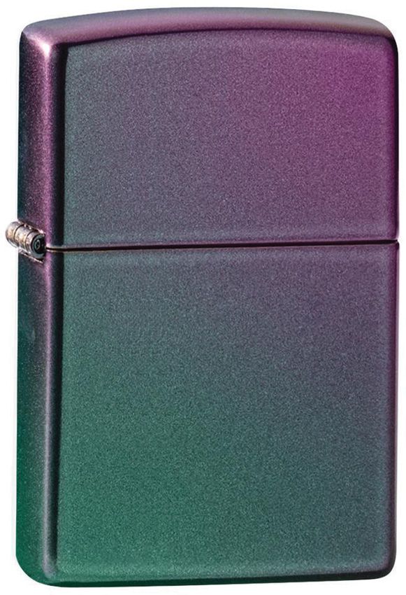 Zippo Classic Iridescent Lighter Turquoise Violet