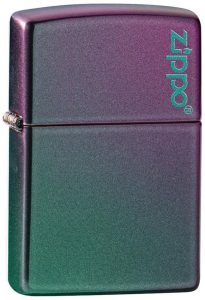 ZO14582 Zippo Classic Iridescent Lighter - Turquoise Violet Ombre