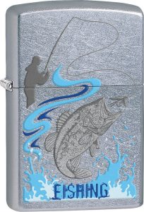 Zippo Fishing Lighter - Street Chrome