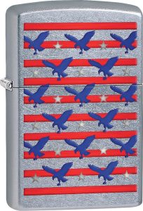 ZO15320 Zippo Eagle Lighter - Street Chrome