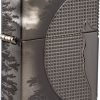 Zippo Wolf Armor Black Ice Lighter