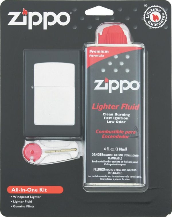 Zippo ORMD All-In-One Kit - Street Chrome Lighter