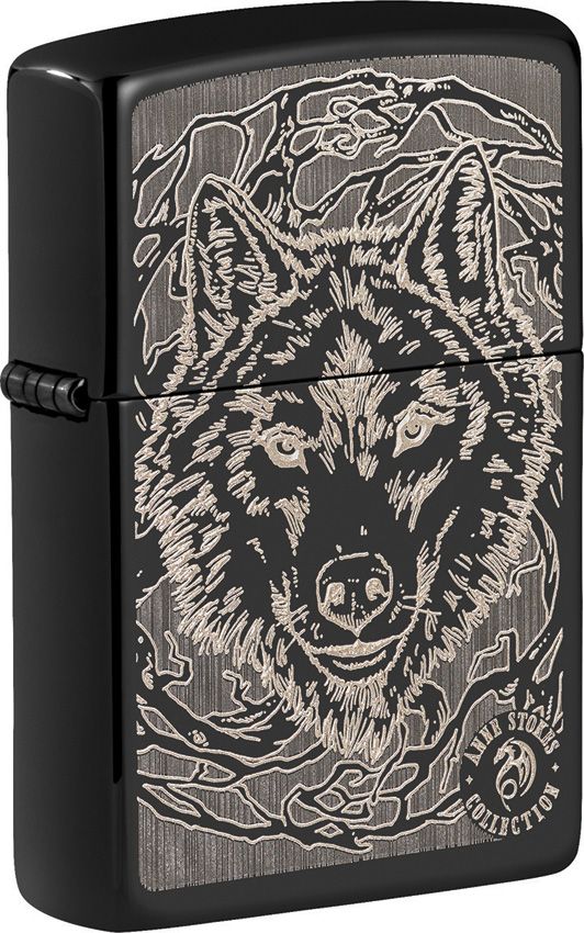 Zippo Anne Stokes Lighter - Black