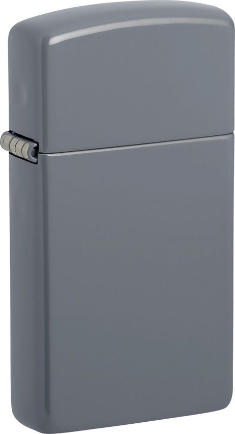 Zippo Slim Lighter Flat Gray No Logo