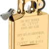 Zippo Pipe Insert Gold Flashed