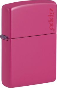 Zippo Frequency Lighter Pink with Logo