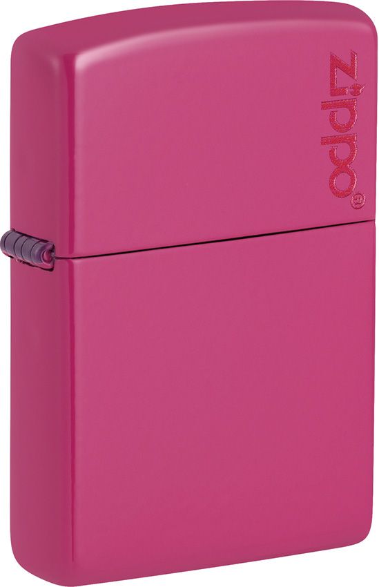 Zippo Frequency Lighter Pink with Logo