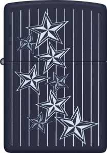 Zippo Star Lighter Navy Matte