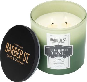 ZO23809 Zippo Barber Street Candle Timber Trail Scent