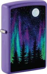 Zippo Night In The Forest Purple Lighter