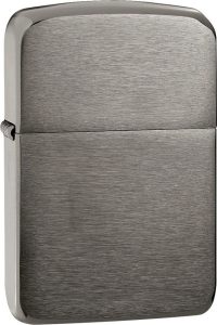 Zippo 1941 Replica Black Ice Slim Lighter