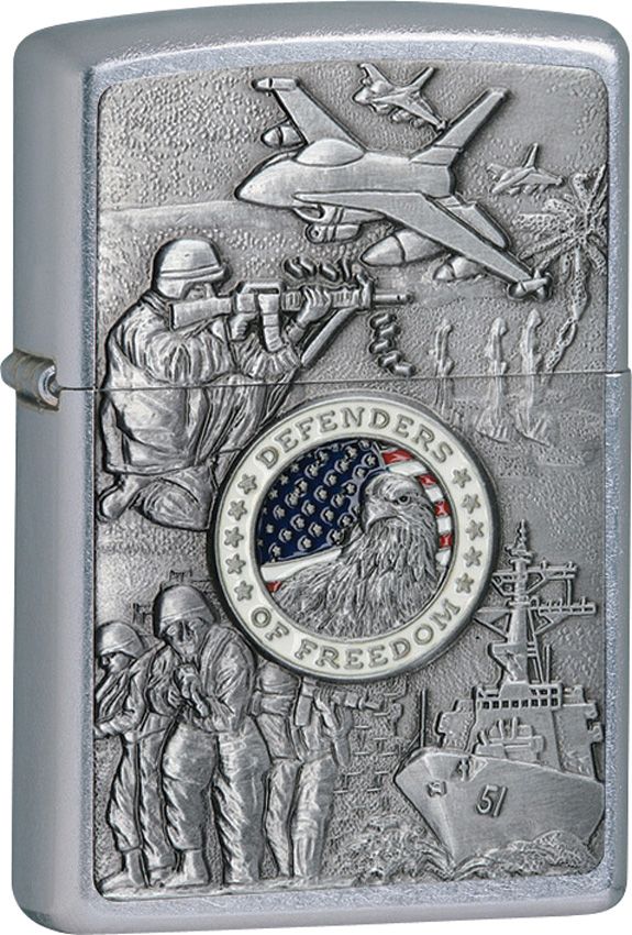 Zippo Joined Forces Armed Services Emblem Lighter