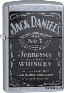 Zippo Jack Daniels Street Chrome Lighter
