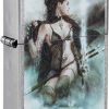 Zippo Luis Royo Street Chrome Lighter