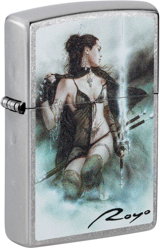 Zippo Luis Royo Street Chrome Slim Lighter