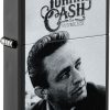 Zippo Johnny Cash Lighter - Black Matte, Boxed