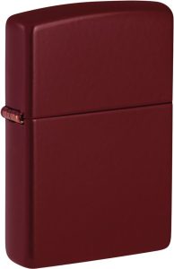 Zippo Merlot Classic Lighter - Wine Red