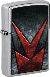 Zippo Metallic Pattern Street Chrome Lighter