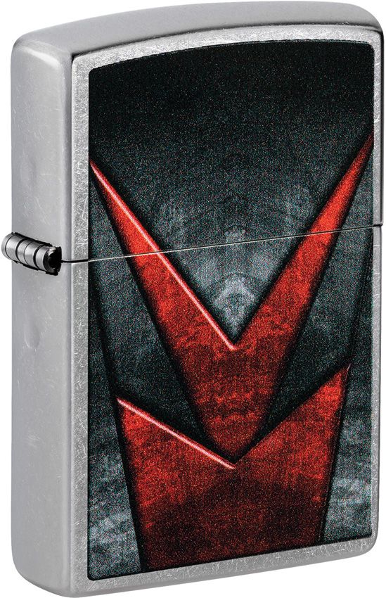 Zippo Metallic Pattern Street Chrome Lighter
