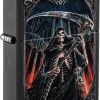 Zippo Anne Stokes Black Matte Lighter