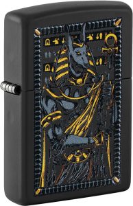 Zippo Anubis Black Matte Lighter