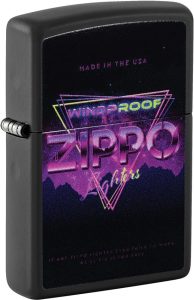 Zippo Triangle Black Matte Lighter