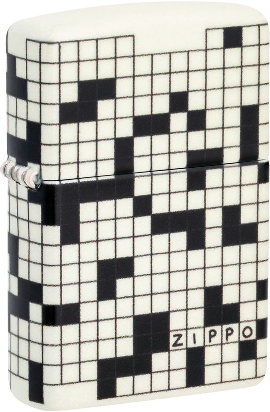 Zippo Crossword Lighter - Glow in the Dark