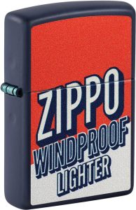Zippo Windproof Lighter - Navy Matte