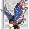 Zippo Eagle Flag High Polish Chrome Lighter