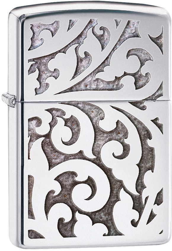 Zippo Filigree High Polish Chrome Lighter