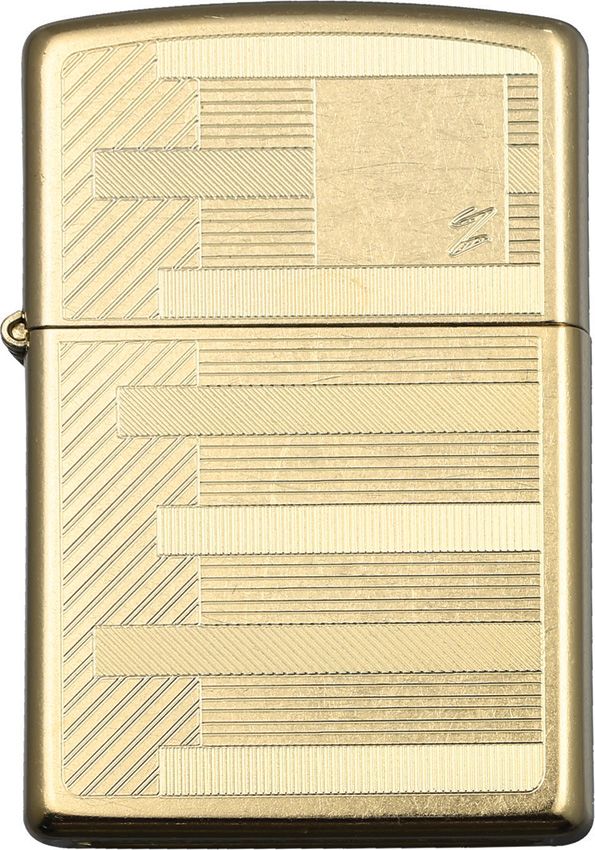 ZO41793 Zippo Belle Kogan Lighter - Brushed Brass